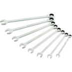STEELMAN PRO 8-Piece Metric 144-Tooth Ratcheting Wrench Set - USA Tool & Supply