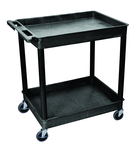 Utility Cart 2 Tub Shelves - 32" x 24" x 37-1/4" - USA Tool & Supply