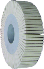 6 x 2 x 1" - Soft - Felt Polishing Flap Wheel - USA Tool & Supply