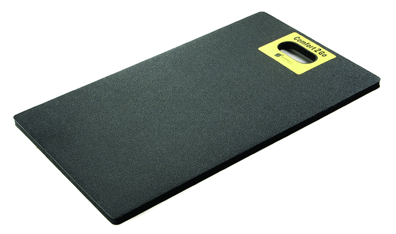 Floor Mat - 17" x 30"; 7/8" Thick; Black Comfort2Go Style - USA Tool & Supply