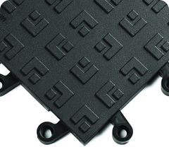 ErgoDeck Heavy Duty Solid Ergonomic 18" x 18" x 7/8" Thick (Black) - USA Tool & Supply