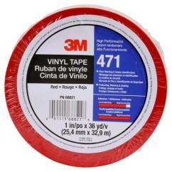 1X36 YDS 471 RED VINYL TAPE - USA Tool & Supply