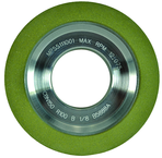 3 x 7/8 x 1-1/4'' - 1/8'' Abrasive Depth - 150 Grit - 3/8 Rim Type 11A2 Diamond Flaring Cup Wheel - USA Tool & Supply