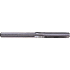 Chucking Reamer: 0.1650" Dia, 2-3/4" OAL, 7/8" Flute Length, Straight-Cylindrical Shank, Solid Carbide