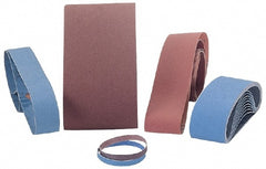 Abrasive Belt:  10" Wide, 70-1/2" OAL, 50 Grit, Aluminum Oxide