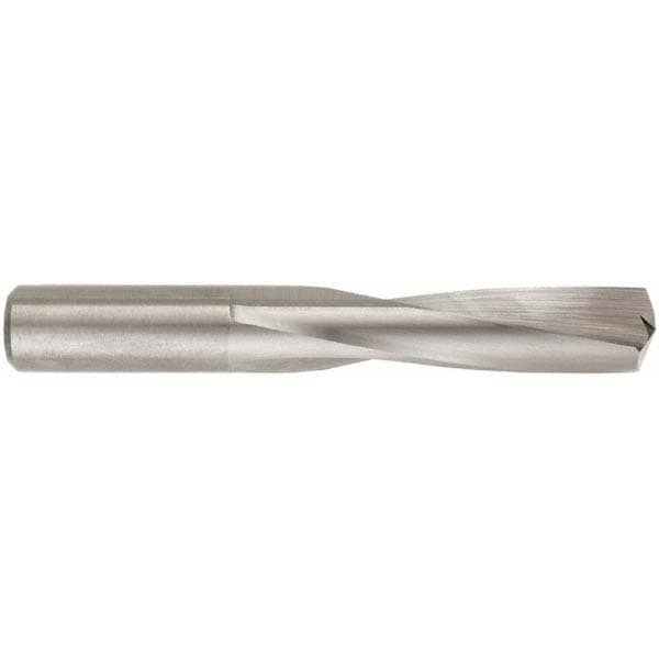 Screw Machine Length Drill Bit: Size #43, 135 deg Point, Solid Carbide