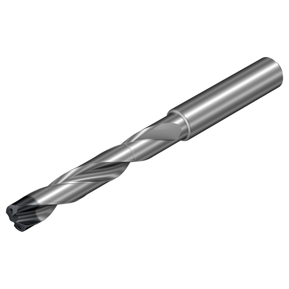 Screw Machine Length Drill Bit: 6.30 mm Dia, 140 deg Point, Solid Carbide