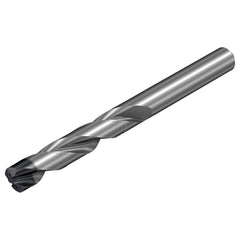 Screw Machine Length Drill Bit: 8.00 mm Dia, 140 deg Point, Solid Carbide
