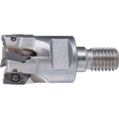 Indexable Square-Shoulder End Mill:  PSE07R025SF12-5,  M12 Modular Connection,  Modular Connection Shank