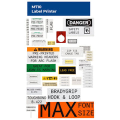 Label Maker & Tape Accessories; For Use With: Wire and Cable Labeling, Data and Telecommunications Labeling, Laboratory Labeling; Color: Blue