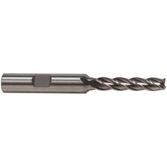 Square End Mill: 3/4" Dia, 3" LOC, 4 Flute, Cobalt