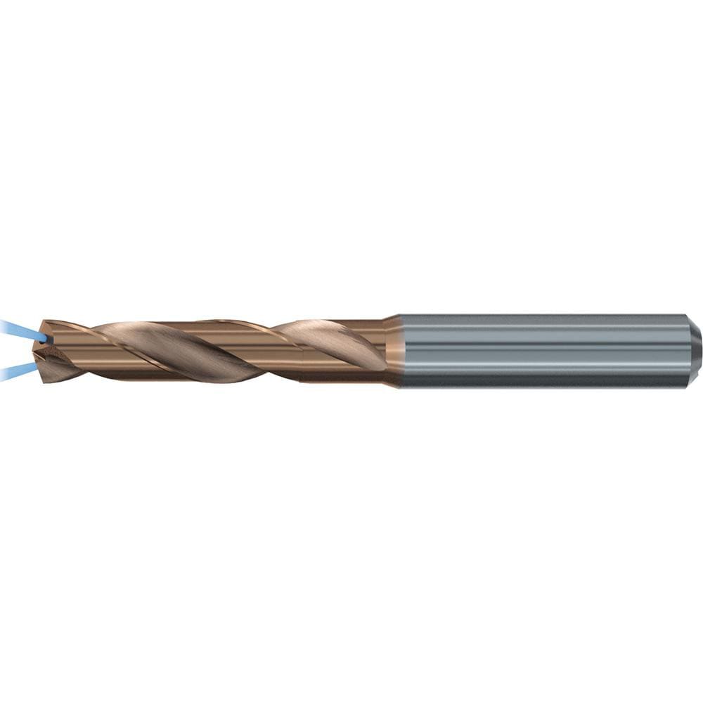 Screw Machine Length Drill Bit: 3.50 mm Dia, 140 deg Point, Solid Carbide