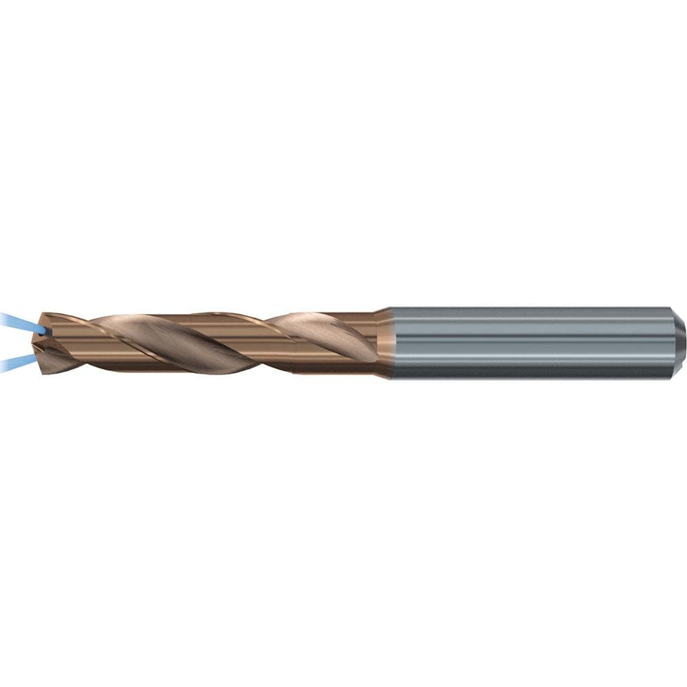 Screw Machine Length Drill Bit: 14.10 mm Dia, 140 deg Point, Solid Carbide