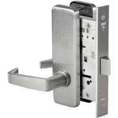 Lever Locksets; Lockset Type: Passage; Key Type: Keyed Different; Back Set: 2-3/4; Cylinder Type: Non-Keyed; Material: Metal; Door Thickness: 1-3/4; Finish: Satin Stainless Steel