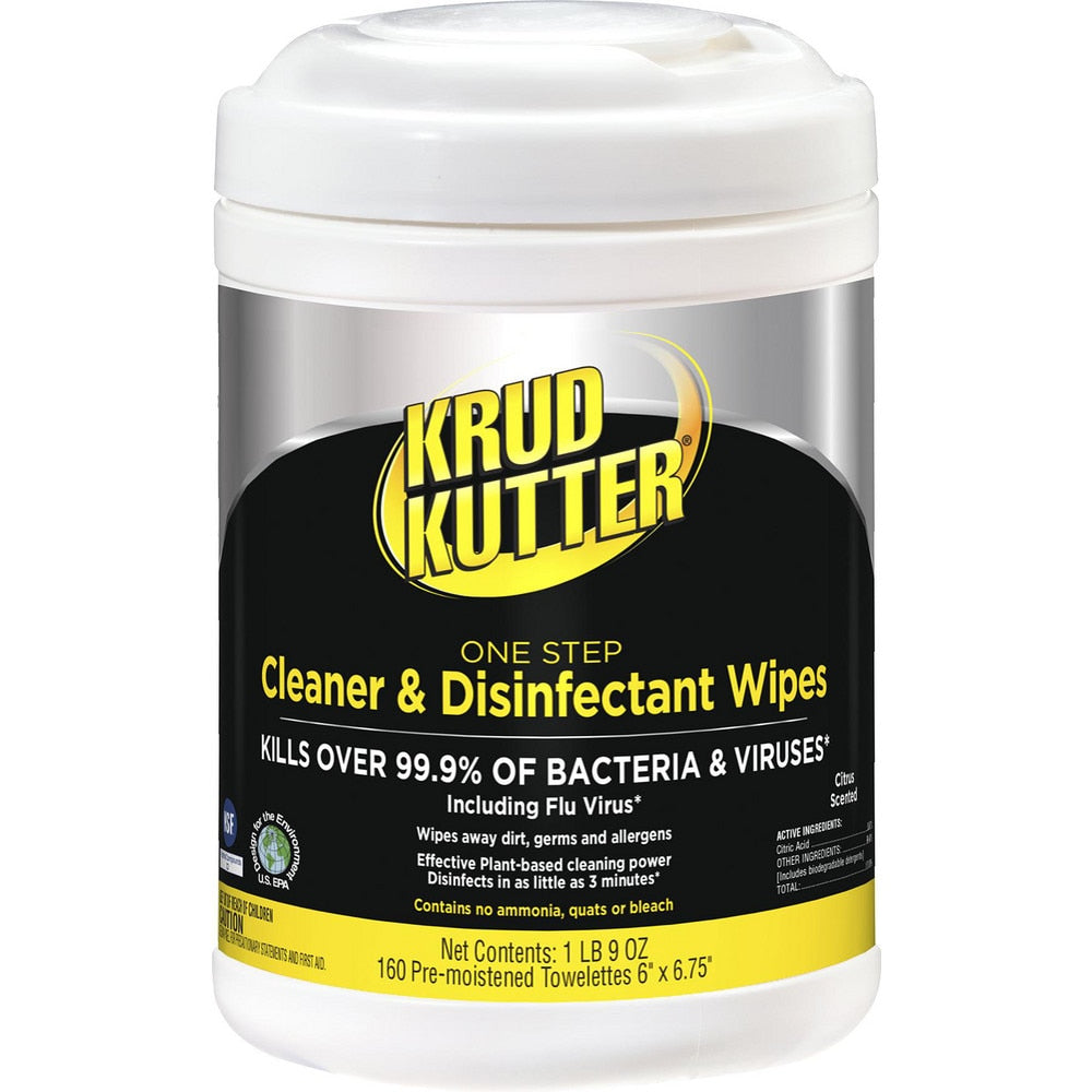 Disinfecting Wipes: Pre-Moistened, 160 Sheet/Pack