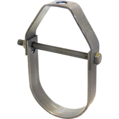 Adjustable Clevis Hanger: 16" Pipe, Carbon Steel