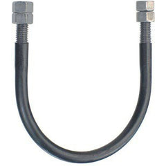 U-Bolt Clamp: 2-1/2" Pipe, Carbon Steel