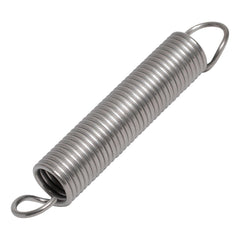 Extension Springs; End Type: Full Twist Loop; Outside Diameter (mm): 20.0000; Spring Rate: 86.8000; Material: Stainless Steel; Overall Length (Decimal Inch): 6.9040