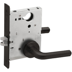 Lever Locksets; Lockset Type: Passage; Key Type: Keyed Different; Back Set: 2-3/4; Cylinder Type: None; Material: Metal; Door Thickness: 1-3/4; Finish: Dark Oxidized Satin Bronze Oil Rubbed