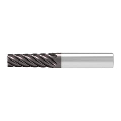 Tapered End Mill: 1.5 deg Angle per Side, 10.00 mm Small Dia, 30.00 mm LOC, 6 Flute