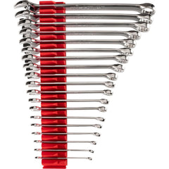 Combination Wrench Set: 19 Pc, Metric