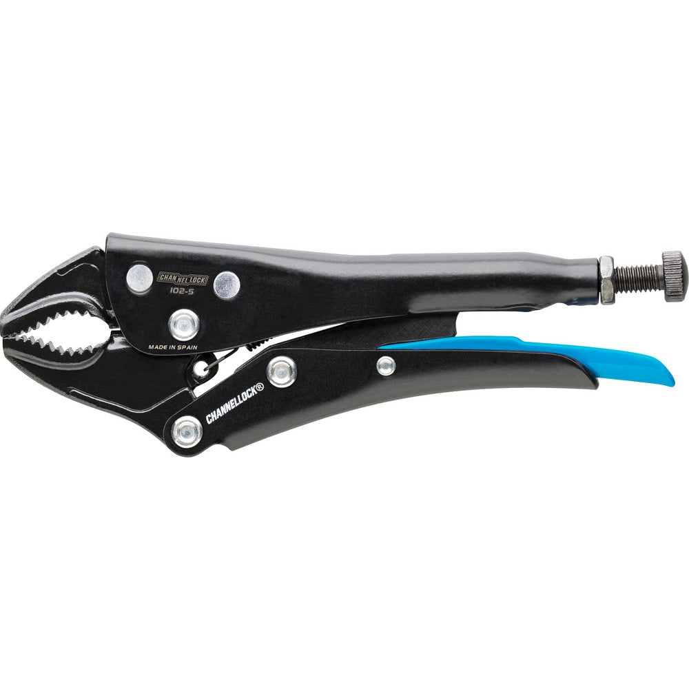 Locking Pliers; Jaw Texture: Serrated; Jaw Style: Wire Cutter, Curved, Locking; Overall Length Range: 5 in & Longer; Overall Length (Inch): 5