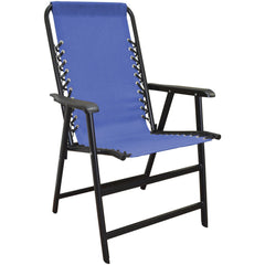 Folding Chairs; Pad Type: Texteline, Arms, Flat; Material: Texteline, Steel; Width (Inch): 24; Depth (Inch): 25.7874 in; Seat Color: Blue; Overall Height: 37.4016 in