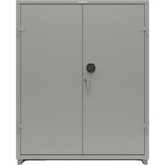 Steel Extra Heavy Duty Storage Cabinet: 60" Wide, 24" Deep, 75" High