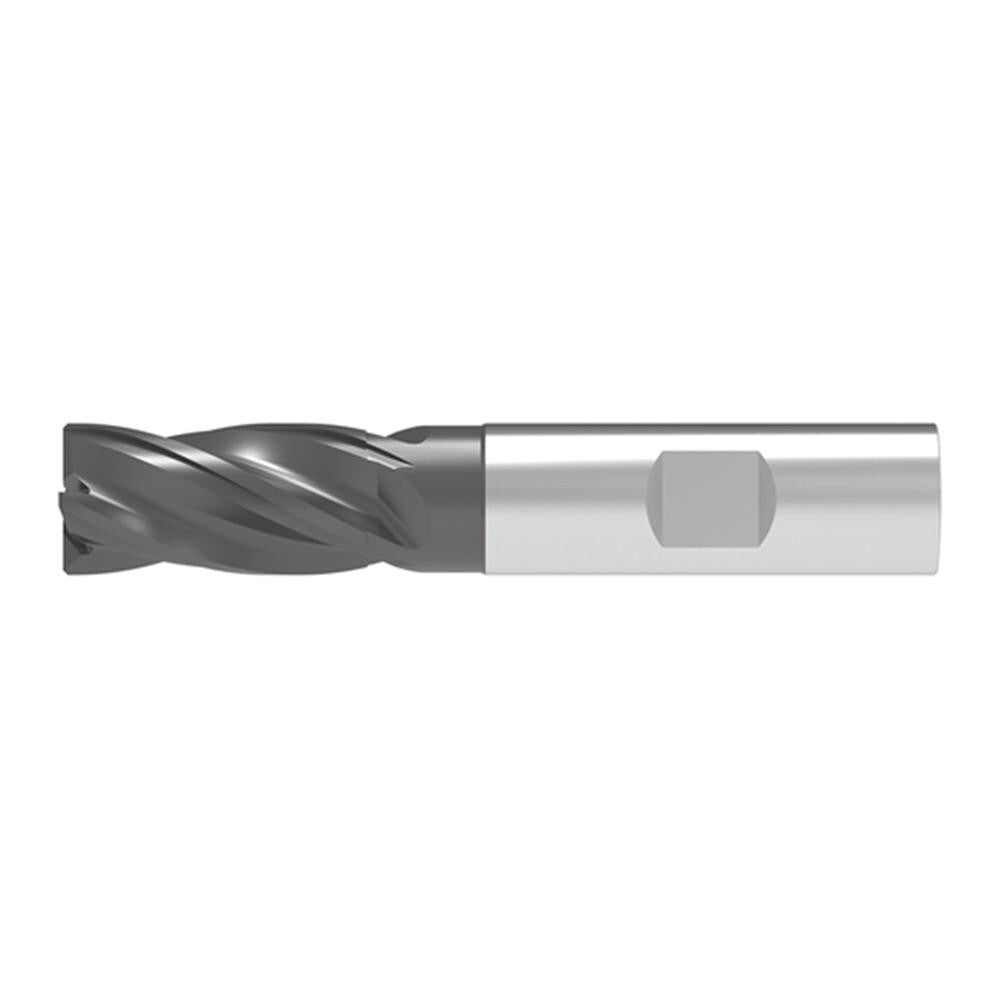 Corner Chamfer End Mill: 16.00 mm Dia, 36.00 mm LOC, 4 Flute, 0.30 mm Chamfer Width, Solid Carbide