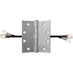 Commercial Hinges; Mount Type: Full-Mortise; Hinge Material: Steel; Length (Inch): 5; Finish: Satin Chrome; Door Leaf Height (Decimal Inch): 5.0000; Door Leaf Width (Decimal Inch): 2.2500; Frame Leaf Height (Decimal Inch): 5.0000