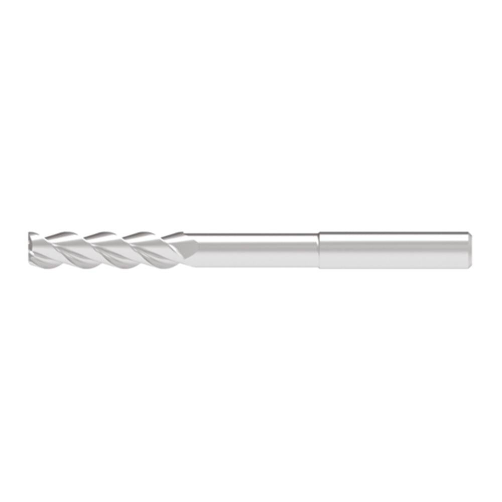 Corner Radius End Mill: 12.00 mm Dia, 49.00 mm LOC, 2.00 mm Radius, 3 Flute, Solid Carbide