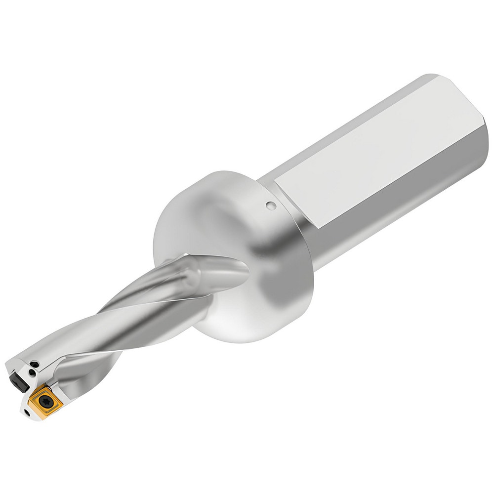 Indexable Insert Drill: DFPR0703R3WB100, 18.35 mm Max Dia, 53.56 mm Max Depth, 3xD, 25.40 mm Shank Dia