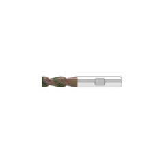 Corner Chamfer End Mill: 10.00 mm Dia, 21.00 mm LOC, 2 Flute, 0.10 mm Chamfer Width, Solid Carbide