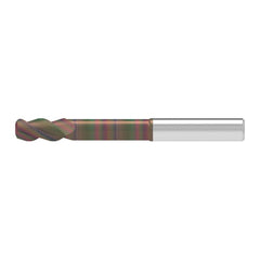 Corner Radius End Mill: 12.00 mm Dia, 31.00 mm LOC, 1.00 mm Radius, 3 Flute, Solid Carbide