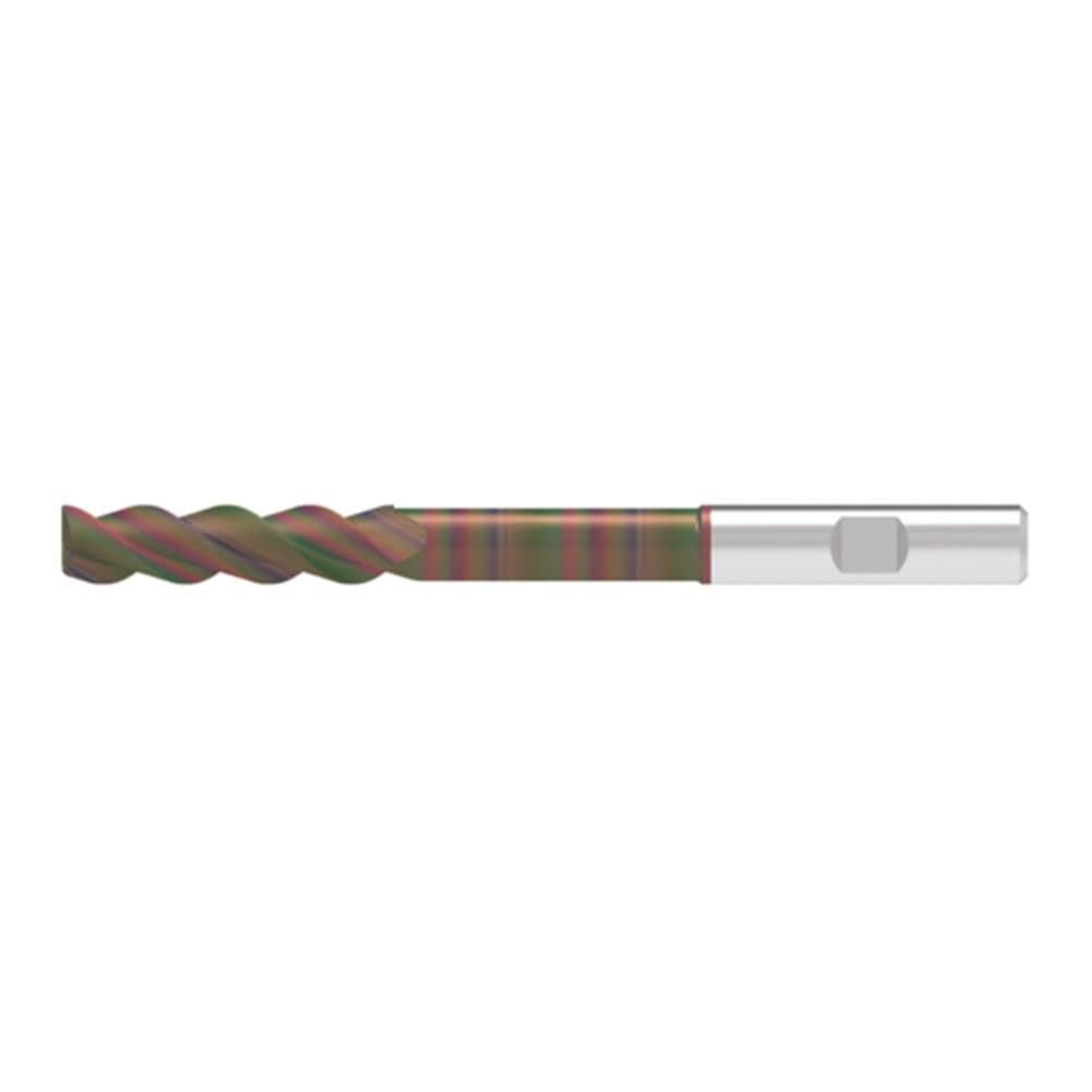 Corner Chamfer End Mill: 7.00 mm Dia, 33.00 mm LOC, 3 Flute, 0.20 mm Chamfer Width, Solid Carbide