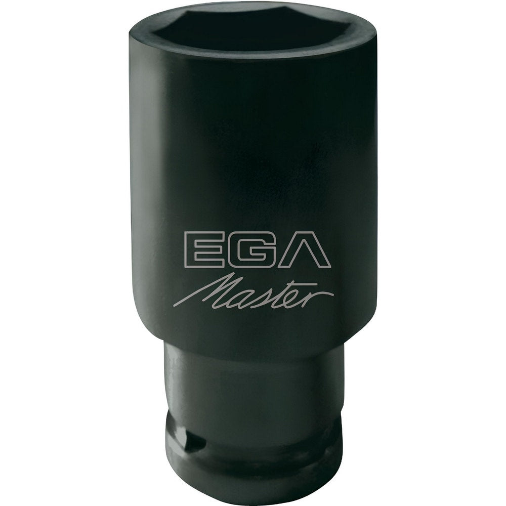 Impact Socket: 1-1/2" Drive, 1-3/8" Socket, Hex Drive