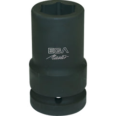 Impact Socket: 1" Drive, 1-13/16" Socket, Hex Drive