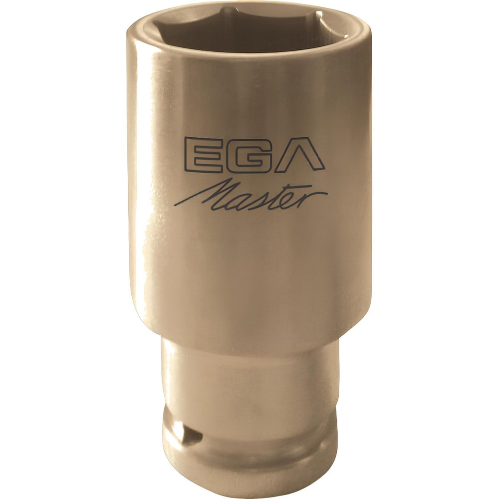 Impact Socket: 3/4" Drive, 1-3/16" Socket, Hex Drive