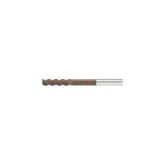Corner Chamfer End Mill: 11.00 mm Dia, 49.00 mm LOC, 3 Flute, 0.20 mm Chamfer Width, Solid Carbide