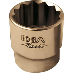 Specialty Sockets; Socket Type: Non-Impact; Drive Size: 1/2; Socket Size: 11/32 in; Finish: Satin