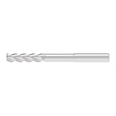 Corner Radius End Mill: 12.00 mm Dia, 49.00 mm LOC, 4.00 mm Radius, 3 Flute, Solid Carbide