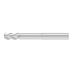 Corner Radius End Mill: 12.00 mm Dia, 31.00 mm LOC, 1.00 mm Radius, 3 Flute, Solid Carbide