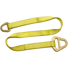 Triangle & Choker, Type 1 Web Sling: 18' Long, 4" Wide, 11500 lb Vertical Capacity, Polyester