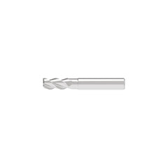 Corner Chamfer End Mill: 11.00 mm Dia, 25.00 mm LOC, 3 Flute, 0.20 mm Chamfer Width, Solid Carbide