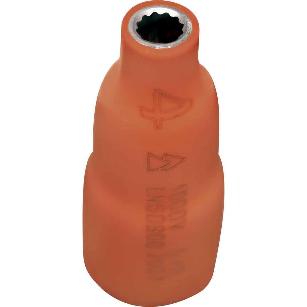 Standard  Hand Socket: 1/4" Drive, 4.00 mm Socket, 12-Point