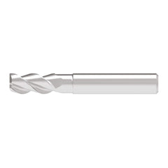 Corner Chamfer End Mill: 6.50 mm Dia, 17.00 mm LOC, 3 Flute, 0.20 mm Chamfer Width, Solid Carbide