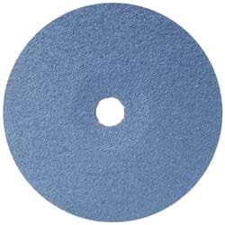 Fiber Disc:  4-1/2" Disc Dia, 24 Grit, Zirconia Alumina