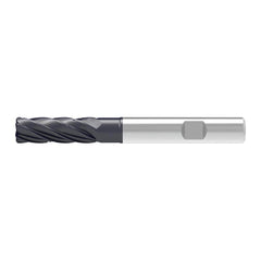 Corner Radius End Mill: 6.00 mm Dia, 19.00 mm LOC, 1.50 mm Radius, 6 Flute, Solid Carbide