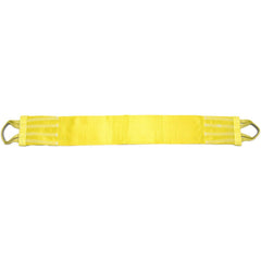 Attached Eye Cargo Basket, Type 9 Web Sling: 18' Long, 6" Wide, Nylon