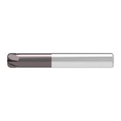 Corner Radius End Mill: 12.00 mm Dia, 7.00 mm LOC, 3.00 mm Radius, 4 Flute, Solid Carbide